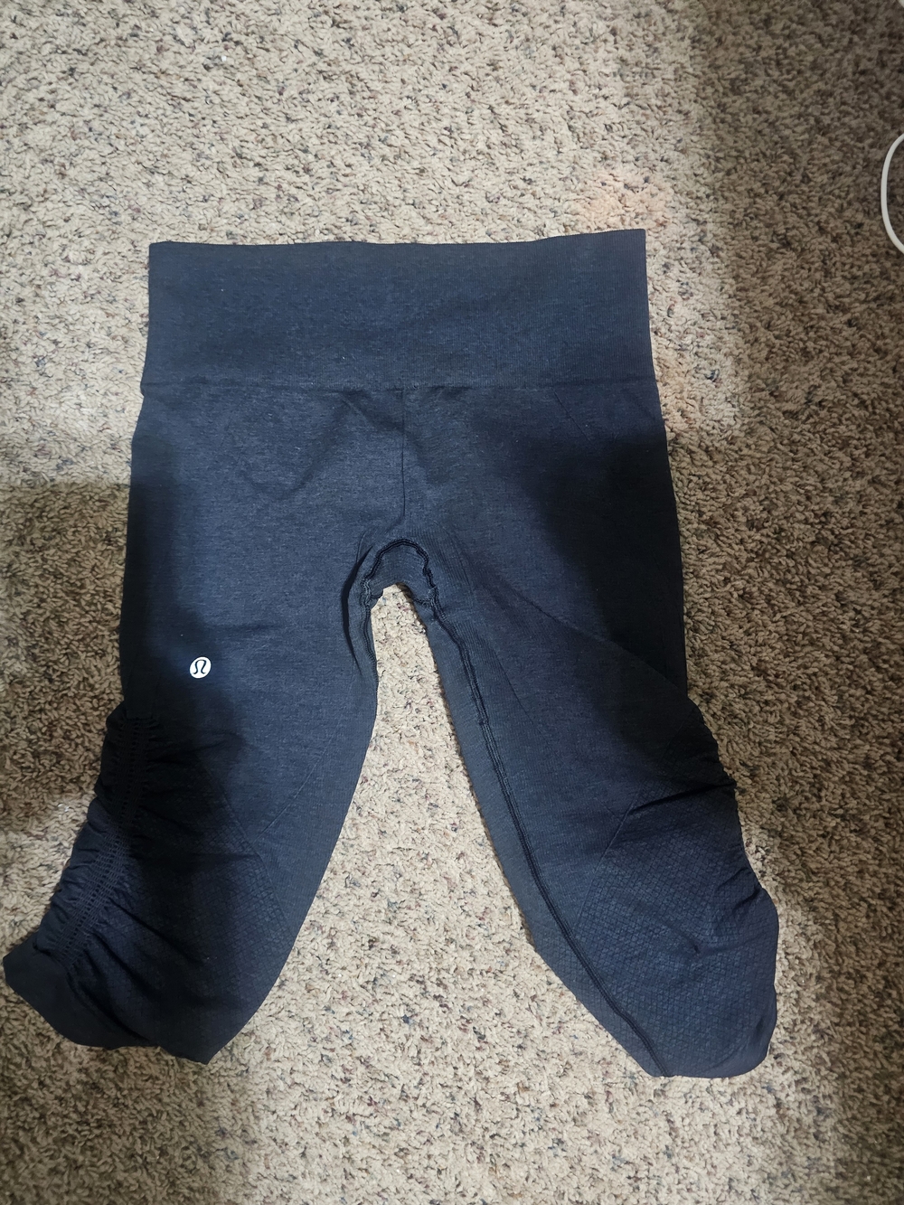 lululemon athletica Black Girls' Capri Leggings